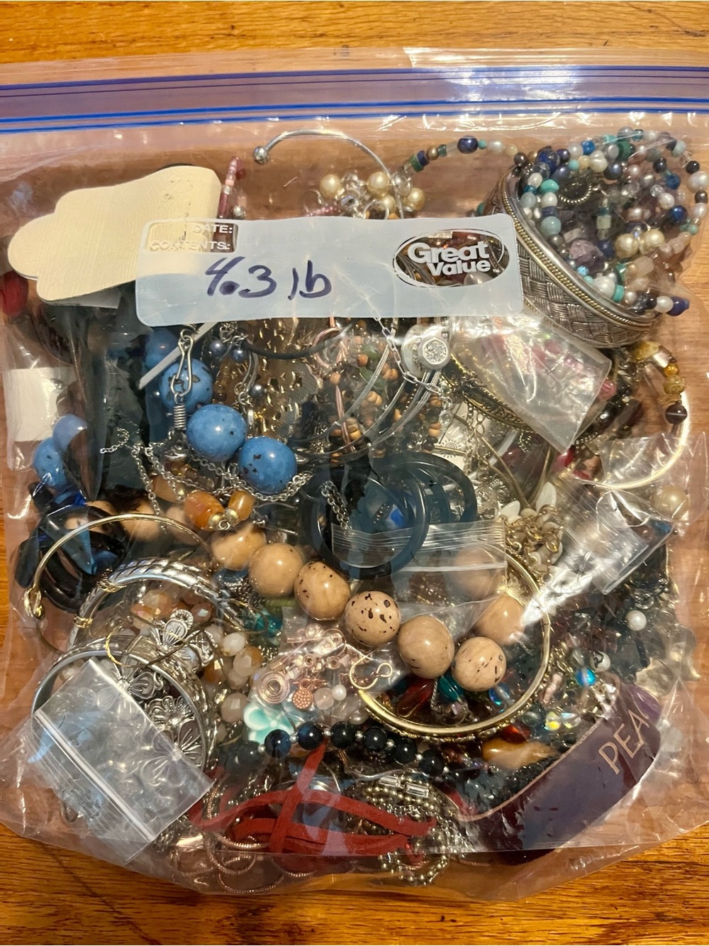 4 lb 3oz Wearable Mixed Jewelry Lot Vintage to Modern